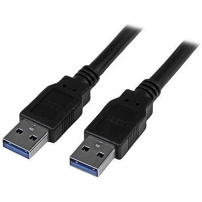 Cable De 1.8m Usb 3.0 Superspeed A Macho A A Macho Color Negro - Startech.com Mod. Usb3saa6bk