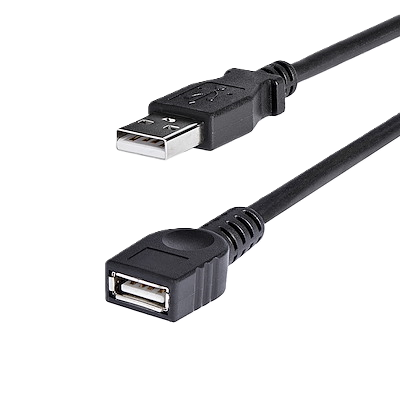 Cable De 1.8m De Extension Usb 2.0 De Alta Velocidad Hi Speed - Macho A Hembra Usb A - Extensor - Negro - Startech.com Mod. Usbextaa6bk
