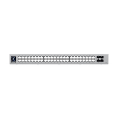 UniFi Switch Pro Max 48 POE, con funciones capa 3, 48 puertos (16 puertos 2.5 GbE (8 POE++ y 8 POE+) y 32 puertos 1 GbE (24 POE+ y 8 POE++)), 2 puertos SFP+ 10G, POE++ 720W, pantalla informativa