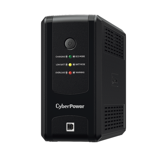 No Break Cyberpower (ut750gu) 750va / 375w, Interactivo, Indicadores Led, 8 Nema 5-15r 4 Respaldo / 4 SupresiÓn Y RegulaciÓn, Torre, Puerto Usb, Green Power, 2 AÑos En Equipo, 1 AÑo En BaterÍa.