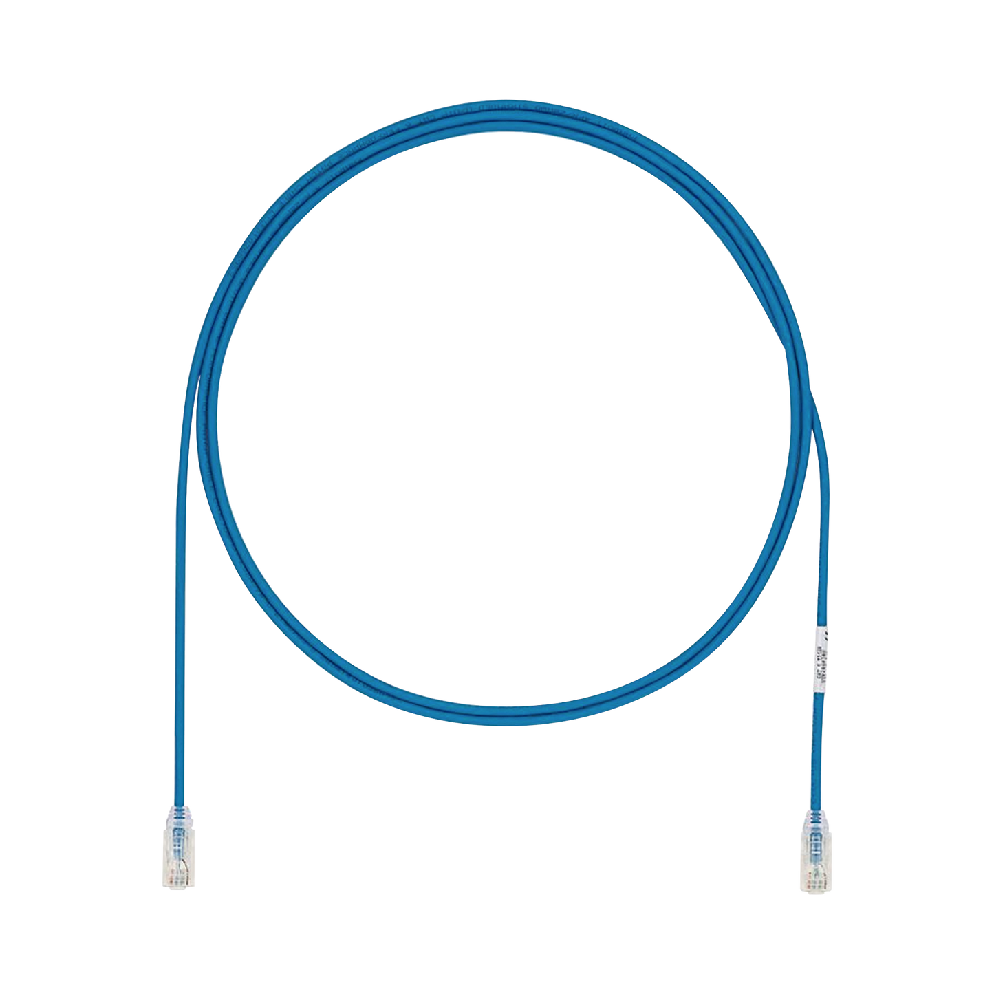 Cable de Parcheo UTP Cat6A, CM/LSZH, Diámetro Reducido (28AWG), Color Azul, 22ft