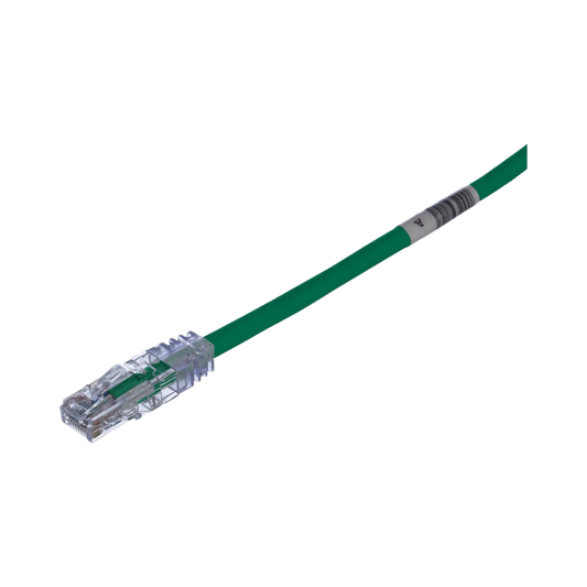 Cable de Parcheo TX6, UTP Cat6, 24 AWG, CM, Color Verde, 7 ft.