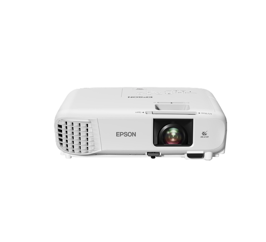 Videoproyector Epson Powerlite 119w, 3lcd, Wxga, 4000 Lumenes, Hdmi, Red, (wifi Opcional)