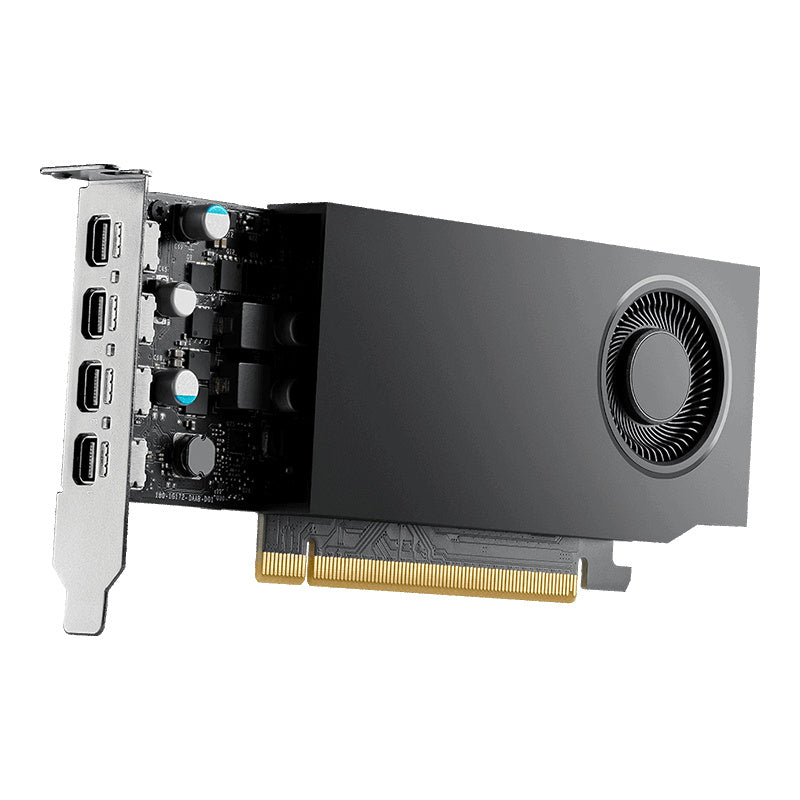 Tarjeta De Video Pny Nvidia Quadro A400/pcie X16 3.0/4 Gb/gddr6/4x Minidp 1.4/bajo Perfil/gama Media/diseÑo