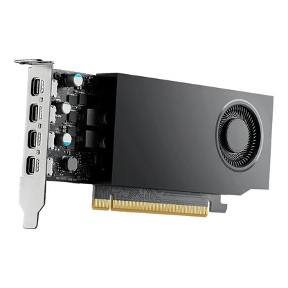 Tarjeta De Video Pny Nvidia Quadro A400/pcie X16 3.0/4 Gb/gddr6/4x Minidp 1.4/bajo Perfil/gama Media/diseÑo