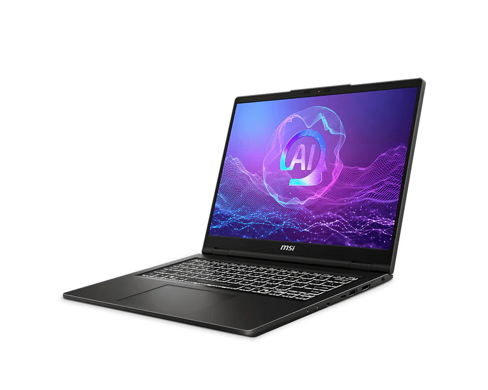 Laptop Msi Venture A14 Ai / 14 Fhd 144hz / Amd Ryzen Ai 5 340 Hasta 4.8 Ghz / Ddr5 16gb / 512 Ssd / Win 11 Pro Copilotpc / Incluye Backpack