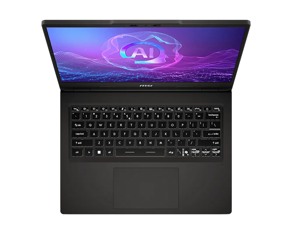 Laptop Msi Venture A14 Ai / 14 Fhd 144hz / Amd Ryzen Ai 5 340 Hasta 4.8 Ghz / Ddr5 16gb / 512 Ssd / Win 11 Pro Copilotpc / Incluye Backpack