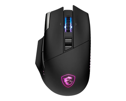 Mouse Msi Optico Inalambrico Versa Pro W /usb 2.0 / Bluetooth 5.3 /rgb/gamer
