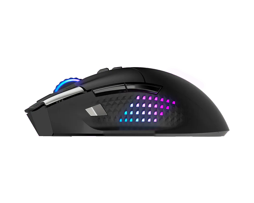 Mouse Msi Optico Inalambrico Versa Pro W /usb 2.0 / Bluetooth 5.3 /rgb/gamer