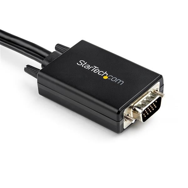Cable Adaptador De Vga A Hdmi De 2m Con Audio - 1920 X 1080 - Convertidor Activo Vga A Hdmi - Macho A Macho - Startech.com Mod. Vga2hdmm2m