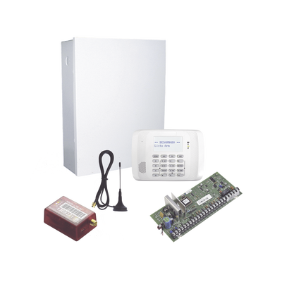 Kit De Panel De Alarma Hibrido/teclado 6162rf Y Comunicador Mn01ltem - 2 Años De Servicio Incluidos