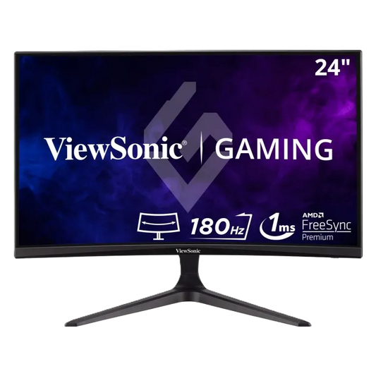 Monitor Led Viewsonic Gamer 24 Pulgadas / Full Hd 1920x1080p / Hdmi / Display Port/ Freesync / Curvo 1500r / 165 Hz / 1 Ms /bocinas Integradas/ 3 AÑos De Garantia