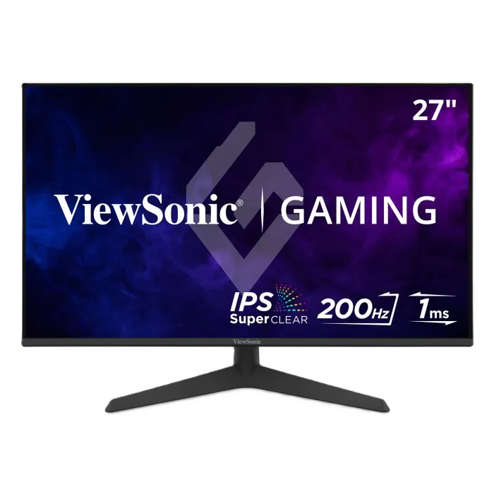 Monitor Led Viewsonic Gamer 27 Pulgadas / Full Hd 1920x1080p / Hdmi / Display Port/ Panel Ips/ Amd Freesync/ 200 Hz / 1 Ms /bocinas Integradas/ 3 AÑos De Garantia