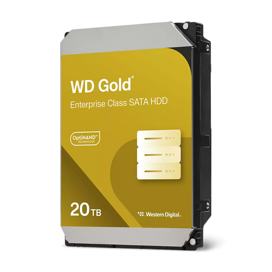 Disco Duro Interno Wd Gold 20tb 3.5 Escritorio Sata3 6gb/s 512mb 7200rpm 24x7 Hotplug Nas Dvr Nvr Server Datacenter Wd202kryz