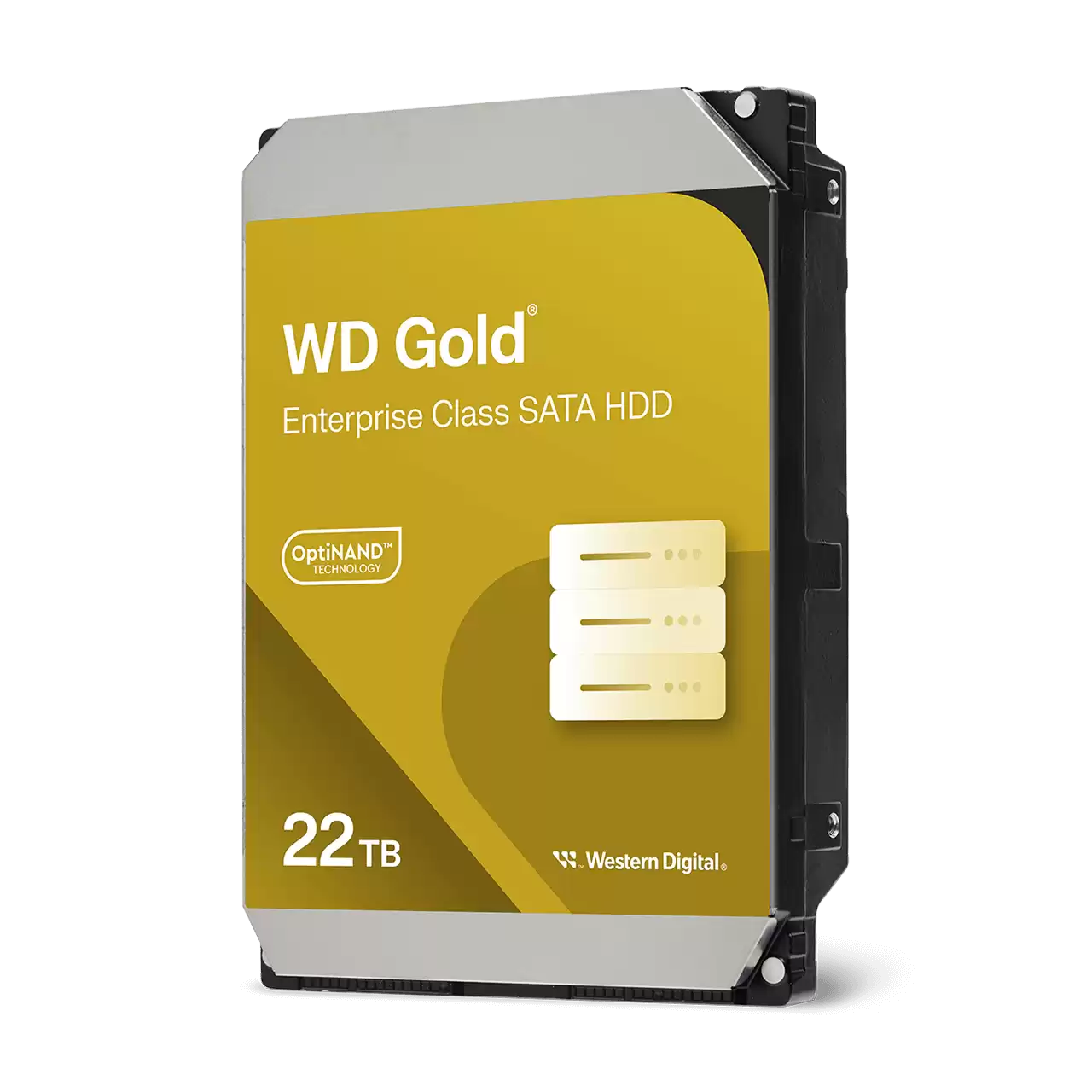 Disco Duro Interno Wd Gold 22tb 3.5 Escritorio Sata3 6gb/s 512mb 7200rpm 24x7 Hotplug Nas Dvr Nvr Server Datacente Wd221kryz