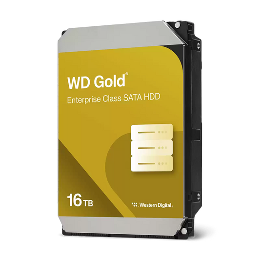 Disco Duro Interno Wd Gold 16tb 3.5 Escritorio Sata3 6gb/s 512mb 7200rpm 24x7 Hotplug Nas Dvr Nvr Server Datacenter Wd161kryz