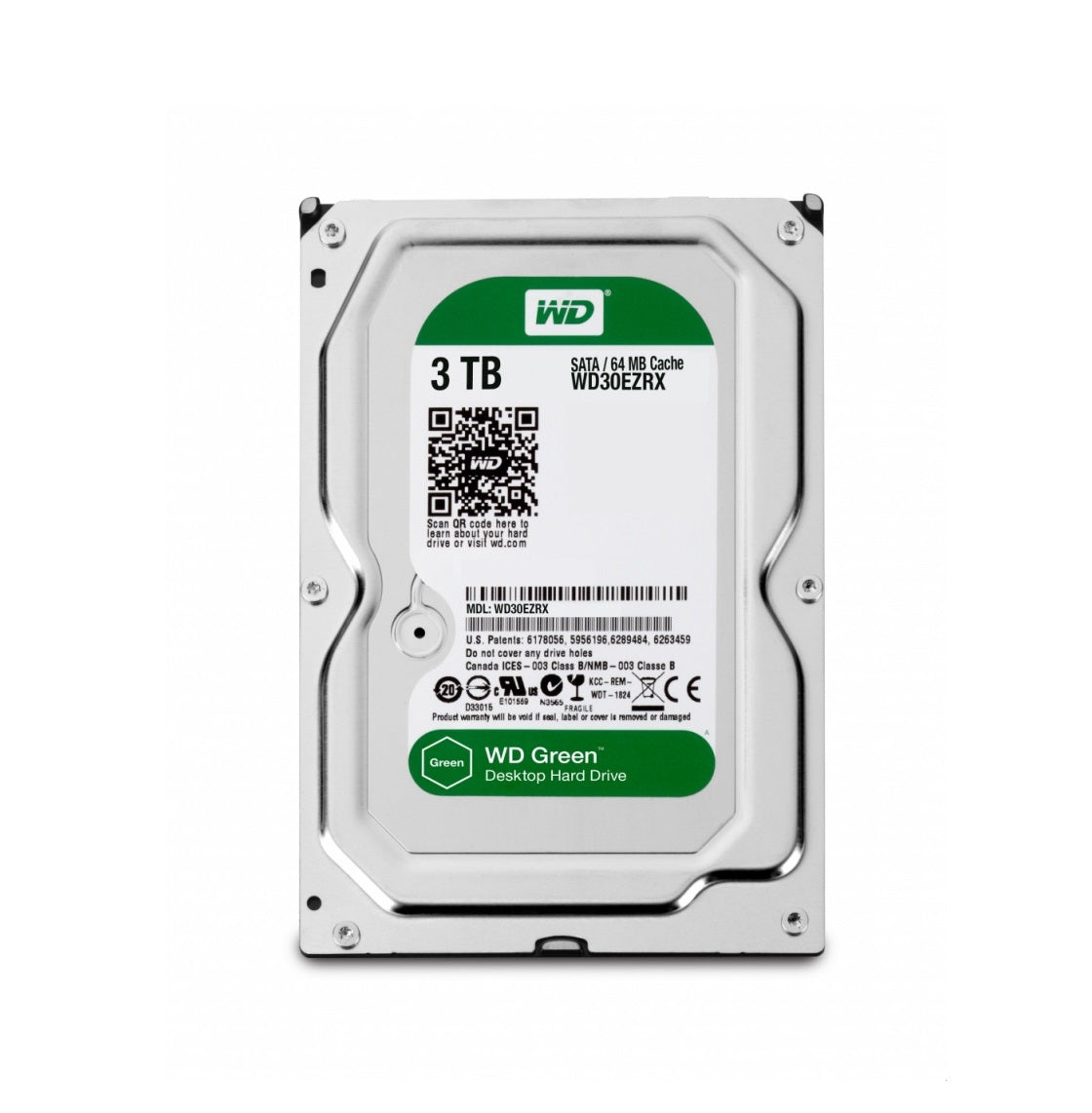 Disco Duro Interno Wd Blue 3tb 3.5 Escritorio Sata3 6gb/s 256mb 5400rpm Windows  Wd30ezax