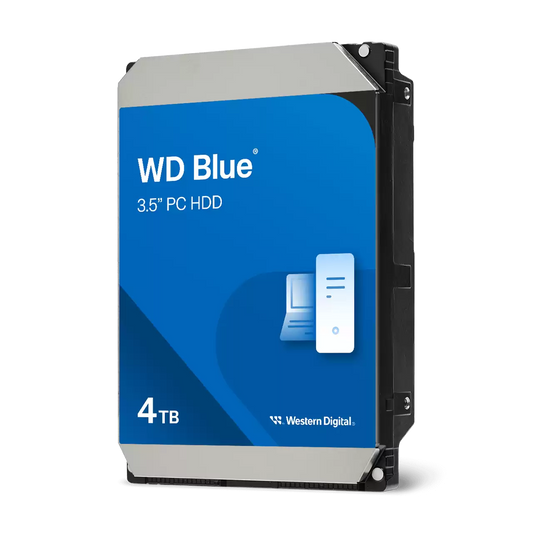 Disco Duro Interno Wd Blue 4tb 3.5 Escritorio Sata3 6gb/s 128mb 5400rpm Windows  Wd40ezzx
