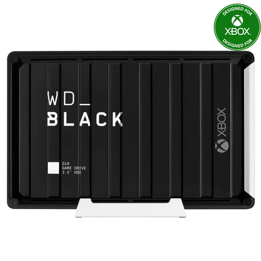 Disco Duro Externo Wd Black D10 Game Drive 12tb Escritorio Usb3.2 Gen1 Negro Xbox X/s Xbox One  Wdba5e0120hbk-nesn