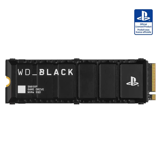 Unidad De Estado Solido Ssd Interno Wd Black Sn850p 1tb M.2 2280 Nvme Pcie Gen4 X4 Lect.7300mb/s Escrit.6300mb/s Disipador Ps5 Wdbbyv0010bnc-wrsn