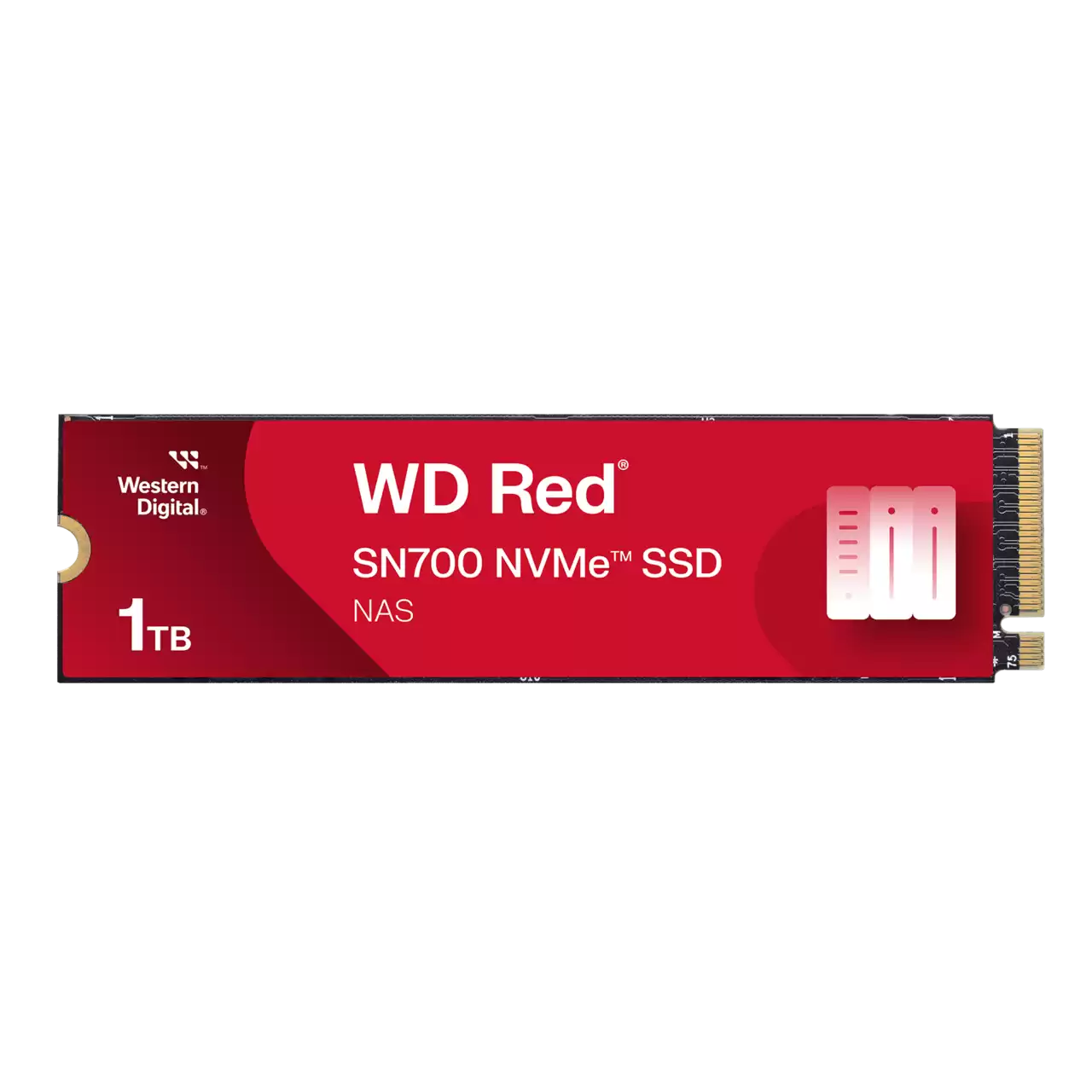 Unidad De Estado Solido Ssd Interno Wd Red Sn700 1tb M.2 2280 Nvme Pcie Gen3 X4 Lect.3430mbs Escrit.3000mbs Nas Wds100t1r0c
