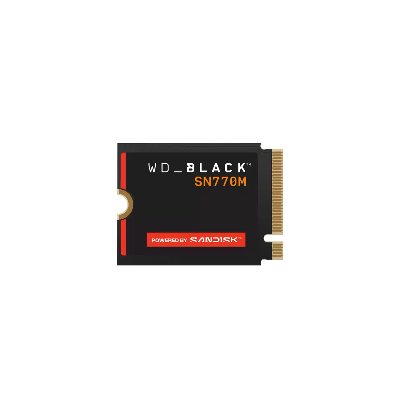 Unidad De Estado Solido Ssd Interno Wd Black Sn770m 1tb M.2 2230 Nvme Pcie Gen4 Lect.5150mb/s Escrit.4900mb/s Tbw 600 Wds100t3x0g