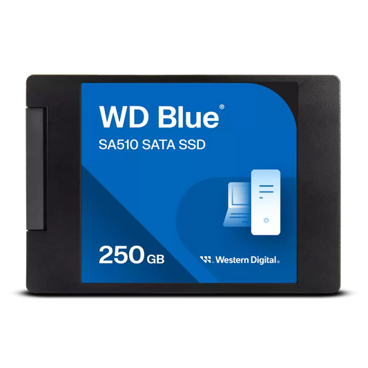 Unidad De Estado Solido Ssd Interno Wd Blue 250gb 2.5 Sata3 6gb/s Lect.560mbs Escrit.525mbs 7mm Laptop Minipc 3dnand Wds250g3b0a