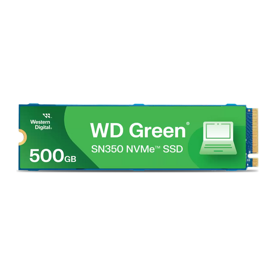 Unidad De Estado Solido Ssd Interno Wd Green Sn350 500gb M.2 2280 Nvme Pcie Gen3 Lect.2400mbs Escrit.1500mbs Pc Laptop Minipc Wds500g2g0c