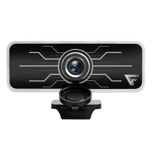 Webcam Game Factor Wg400, Led, Full Hd, 30fps, MicrÓfono, TapÓn, Negra.