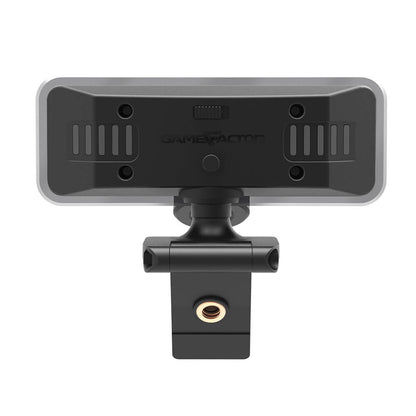 Webcam Game Factor Wg400, Led, Full Hd, 30fps, MicrÓfono, TapÓn, Negra.