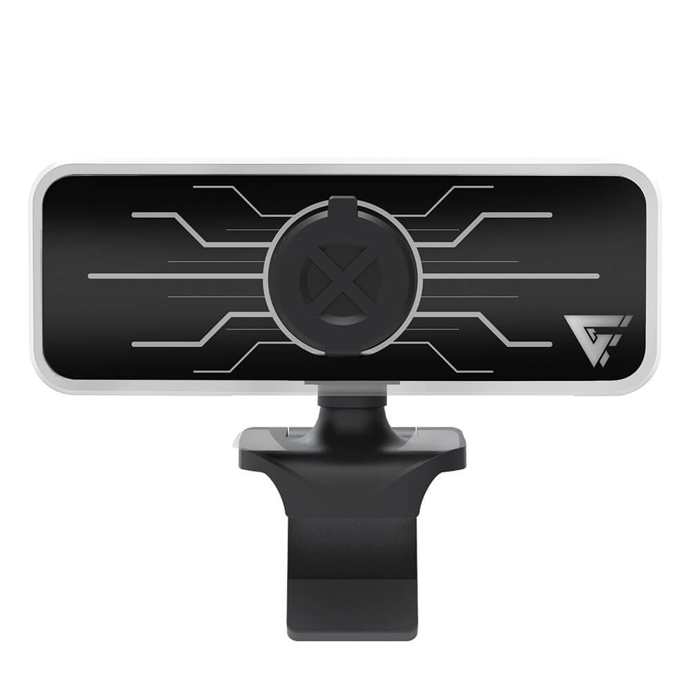 Webcam Game Factor Wg400, Led, Full Hd, 30fps, MicrÓfono, TapÓn, Negra.