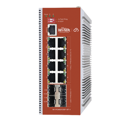 Switch L2+ Poe Industrial / Administración Cloud-web-cli / 8 Puertos Poe Af/at/bt 100/1000 Mbps / 2 Puertos Sfp Gigabit / Presupuesto Poe 460 W / Protocolo Ersp (redundancia Enlaces)