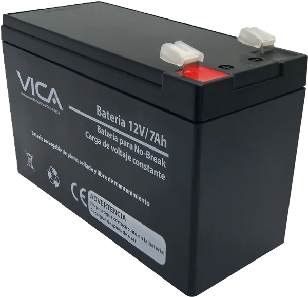 Bateria De Reemplazo Vica 12v 7ah, Generica Compatible Con El 80% De No Breaks De Otras Marcas, 1 AÑo De Garantia