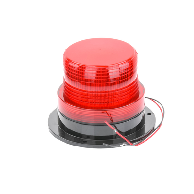 Burbuja Brillante de Larga Vida Útil, con 8 LEDs Color Rojo, Domo Rojo