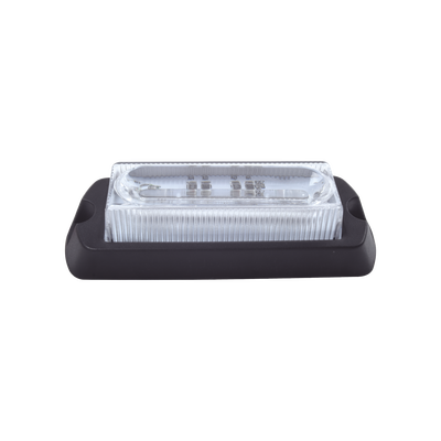 Luz Auxiliar Ultra Brillante X13 De 4 Leds, Color Claro, Con Mica Transparente