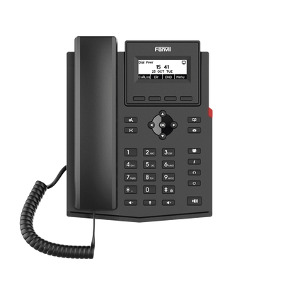 Teléfono Ip Empresarial Para 2 Lineas Sip Con Pantalla Lcd,  Puertos Gigabit, Códec Opus, Conferencia De 6 Vías, Poe.