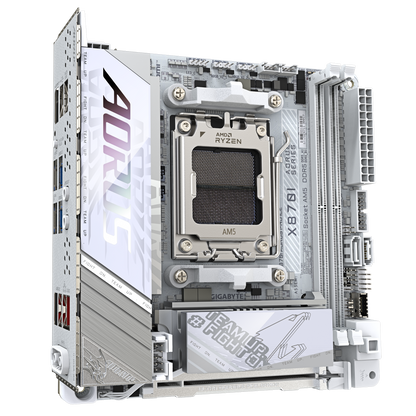 Tarjeta Madre Gigabyte X870i Aorus Pro Ice / Socket Amd Am5 / Ddr5 / Wifi 7 / Mini Itx / Gamer
