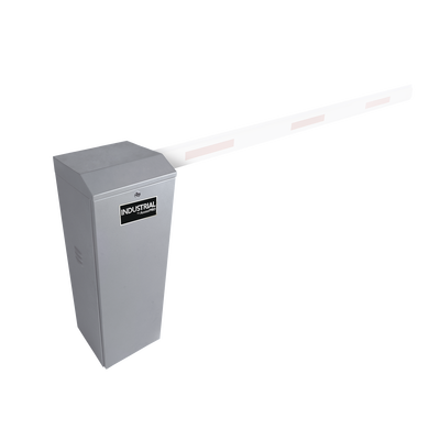 Barrera Vehicular Derecha / Soporta Brazo De Hasta 5.5 M / Final De Carrera Ajustable Por Programación / Movimiento Fluido / Diseño Elegante Color Gris