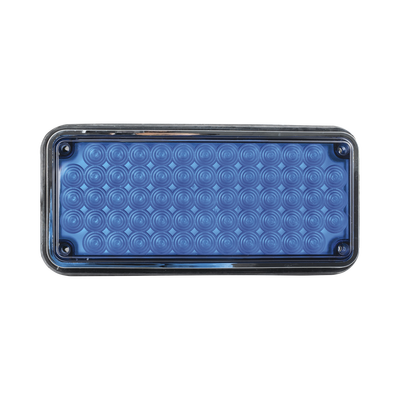 Luz De Advertencia De 7x3", Color Azul, Ideal Para Ambulancias