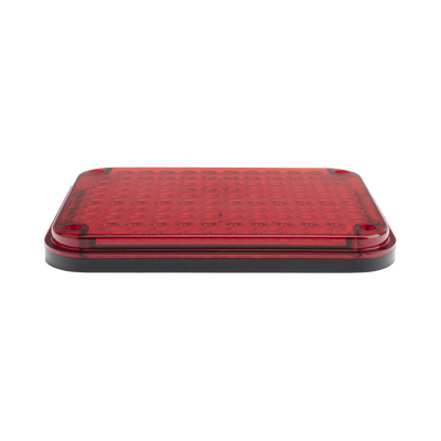 Luz De Advertencia De 9x7", Color Rojo, Ideal Para Ambulancias