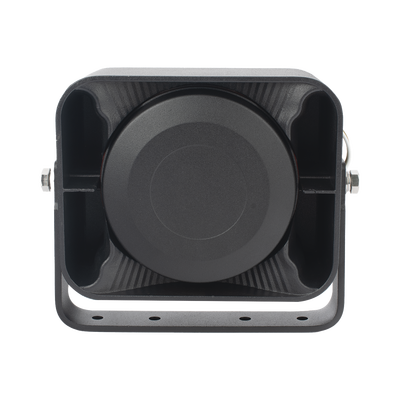 Bocina Compacta De Uso Rudo, 100 Watts De Potencia, Ideal Para Vehículos De Encubierto, 8 Ohms De Impedancia