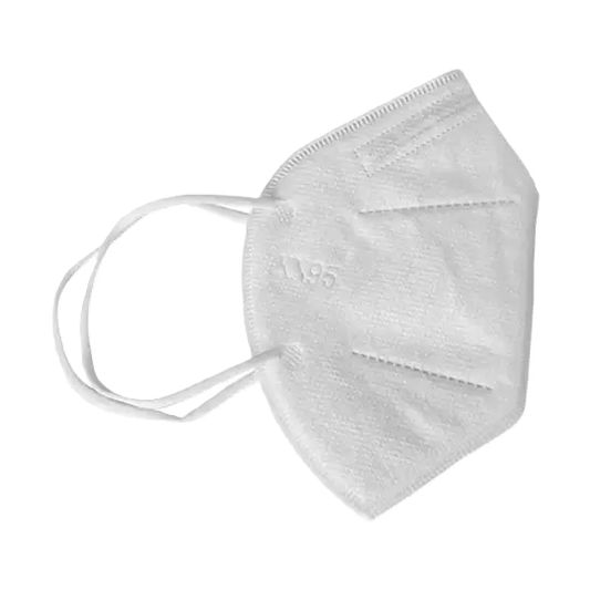 Cubre Bocas Kn95 Blanco Con 50 Pzas, 5 Paquetes Con 10 Pzas C/u