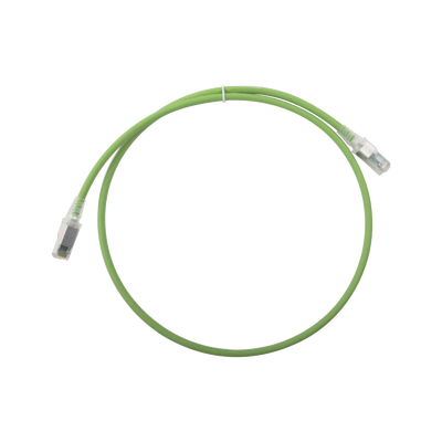 Patch Cord Z-max Cat6a S/ftp, Cm/ls0h, 3ft, Color Verde, Versión Bulk (sin Empaque Individual)