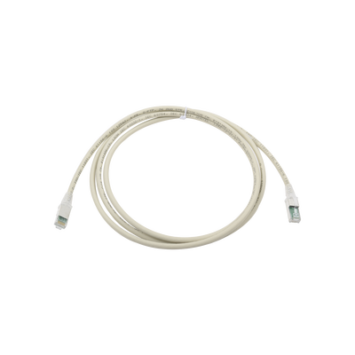 Patch Cord Z-max Cat6a S/ftp, Cm/ls0h, 7ft, Color Gris, Versión Bulk (sin Empaque Individual)