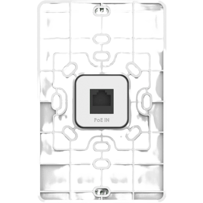 Punto de acceso Wi-Fi 6 802.11ax de pared, MU-MIMO 2x2:2 (2.4G) y 3x3:2 (5G), Throughput inalámbrico de 3 Gbps y 4 puertos Gigabit cableados