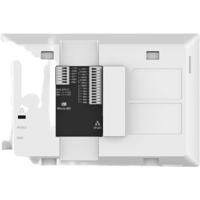 Estación de Intercomunicación SIP con Wi-Fi 6, Bluetooth y Control Total para Agendamiento de Salas y Edificios Inteligentes (Color Blanco)