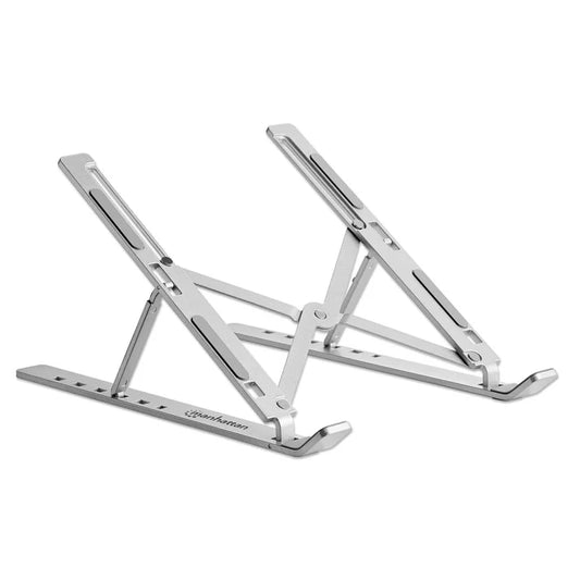 Soportes/manhattan/462600/soporte De Aluminio Para Laptop O Tablet Con Elevación Ajustable, Premium
