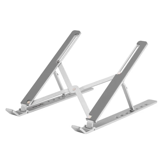 Soportes/manhattan/462617/soporte De Aluminio Para Laptop O Tablet Con Elevación Ajustable, Eco