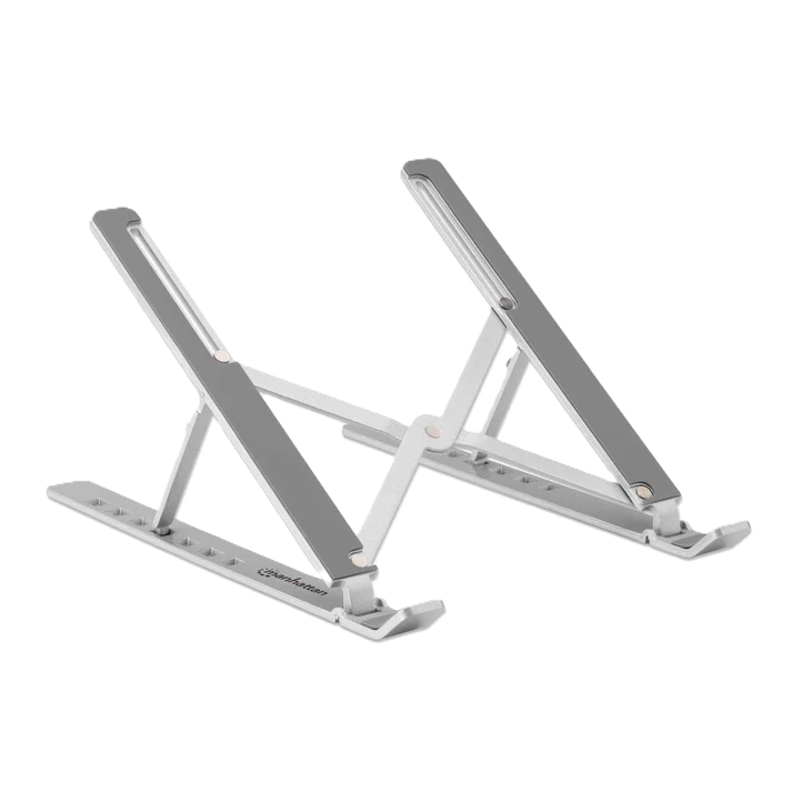 Soportes/manhattan/462617/soporte De Aluminio Para Laptop O Tablet Con ElevaciÓn Ajustable, Eco