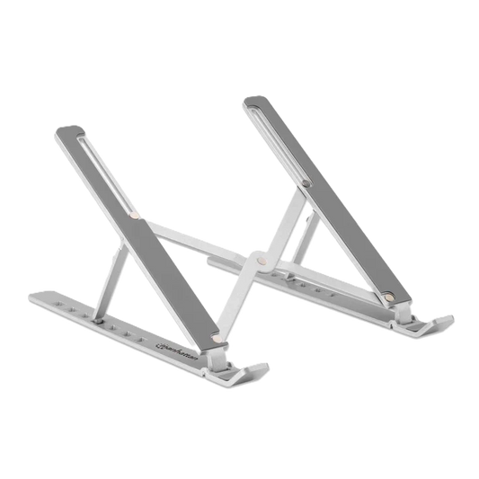 Soportes/manhattan/462617/soporte De Aluminio Para Laptop O Tablet Con ElevaciÓn Ajustable, Eco